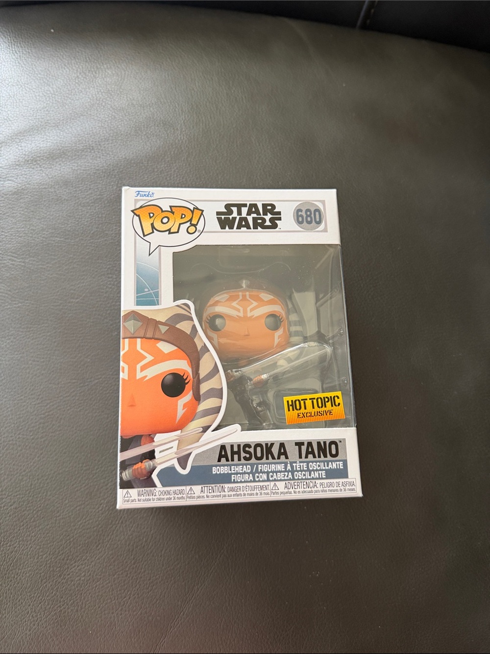 Funko Pop! Star Wars Ahsoka Tano Figure - Orange & Cream